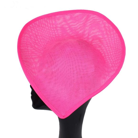 Sinamay Hat Base, Teardrop Saucer Hat Base, 40.00 * 36.00 * 13.00cm, Black🦈 - Picture 3 of 8